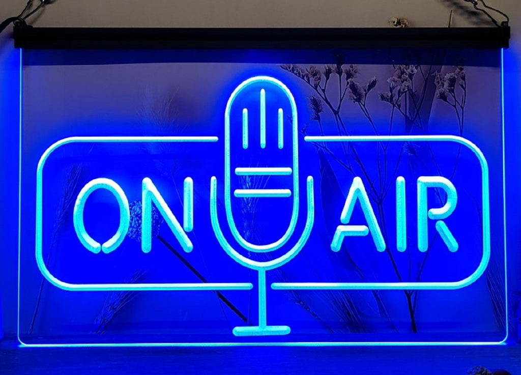 On Air Speaker Led Neon Sign Home Studio Room Audio Recording Studio Decor