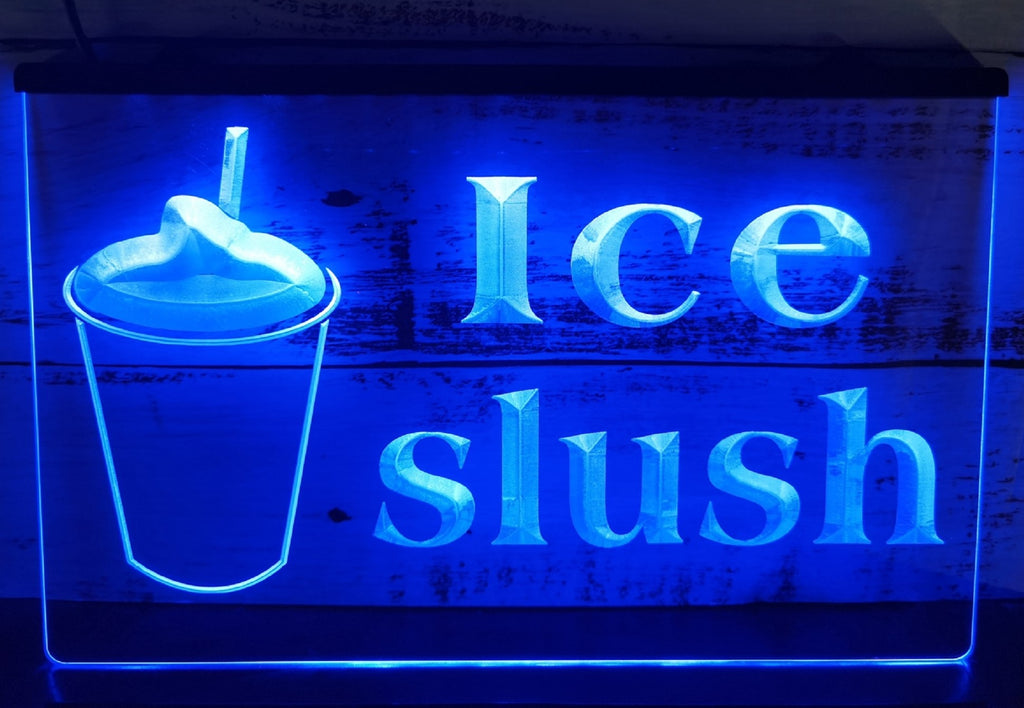 Ice Slush Led Neon Sign Slushie Ice Cream Store Decor
