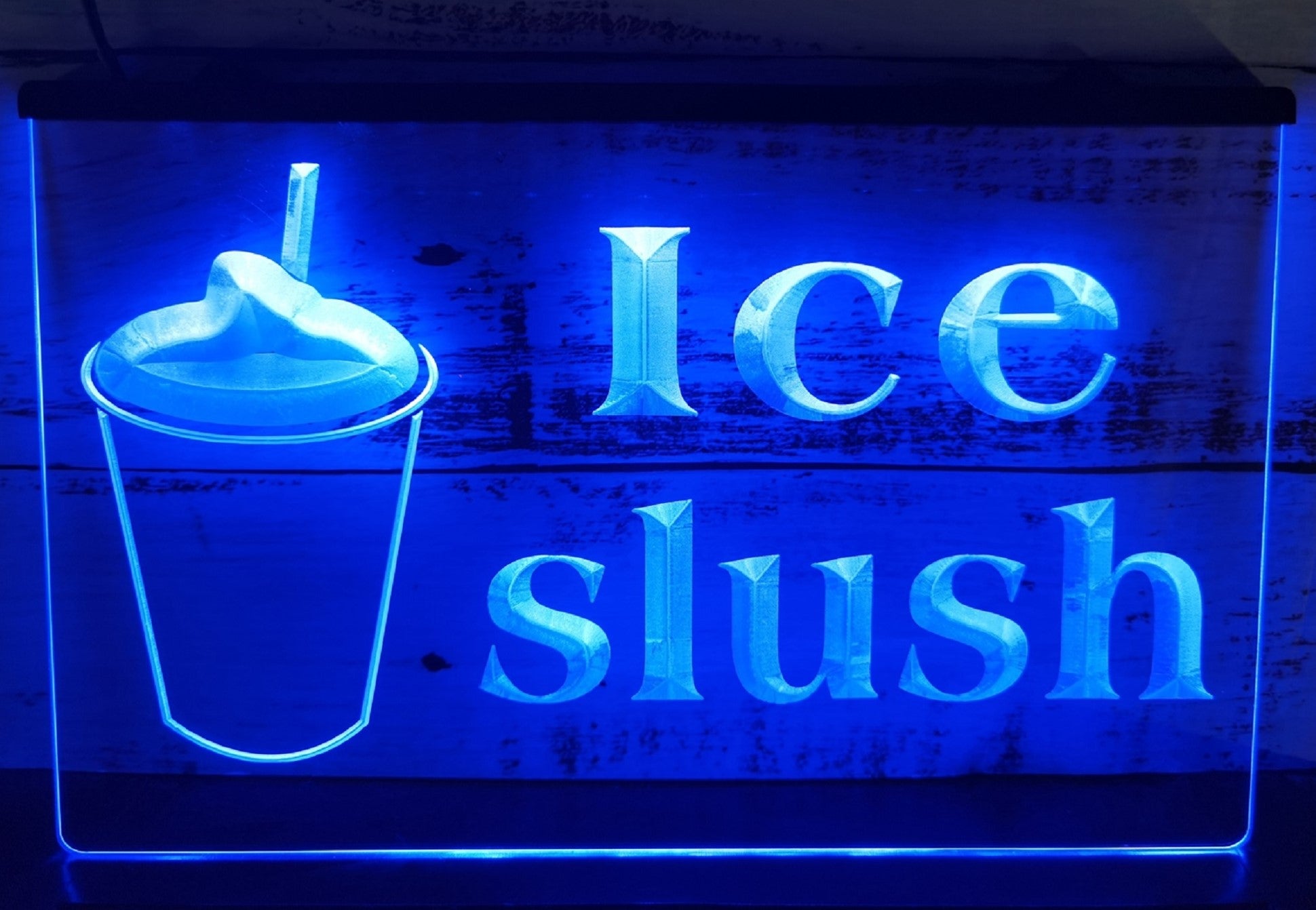 Ice Slush Led Neon Sign Slushie Ice Cream Store Decor