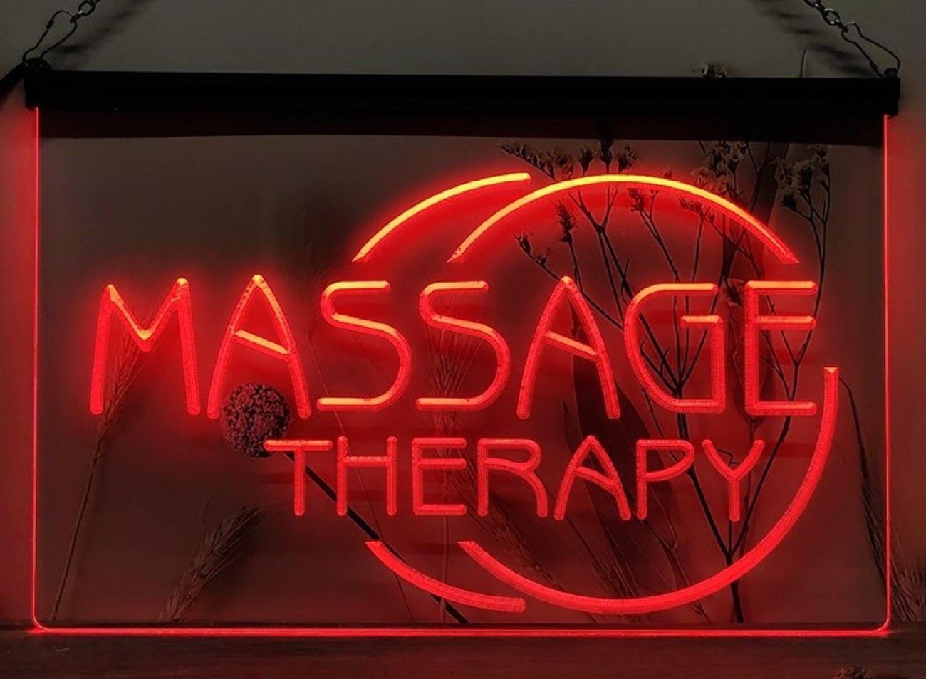 Massage Therapy Led Neon Sign Massage Spa Beauty Salon Decor Wall Hanging OR Desktop