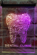 Dental Clinic Led Neon Sign Multimode Dentist Clinic Decor Wall Hanging Or Desktop