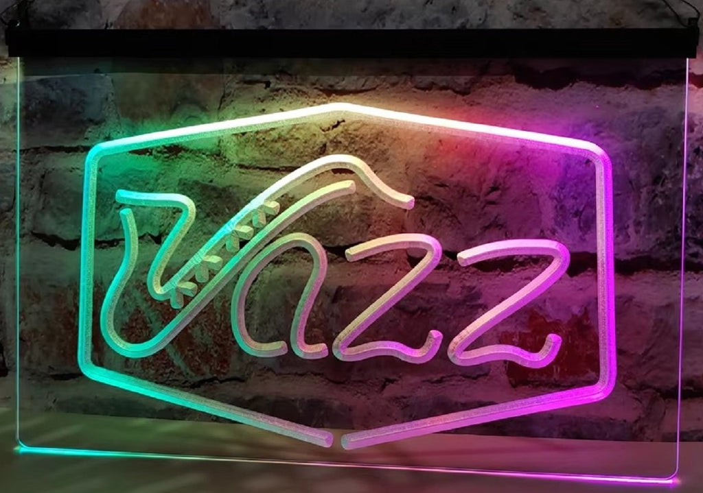 Jazz Led Neon Sign Multi Mode Home Music Room Recording Studio Jazz Club Decor