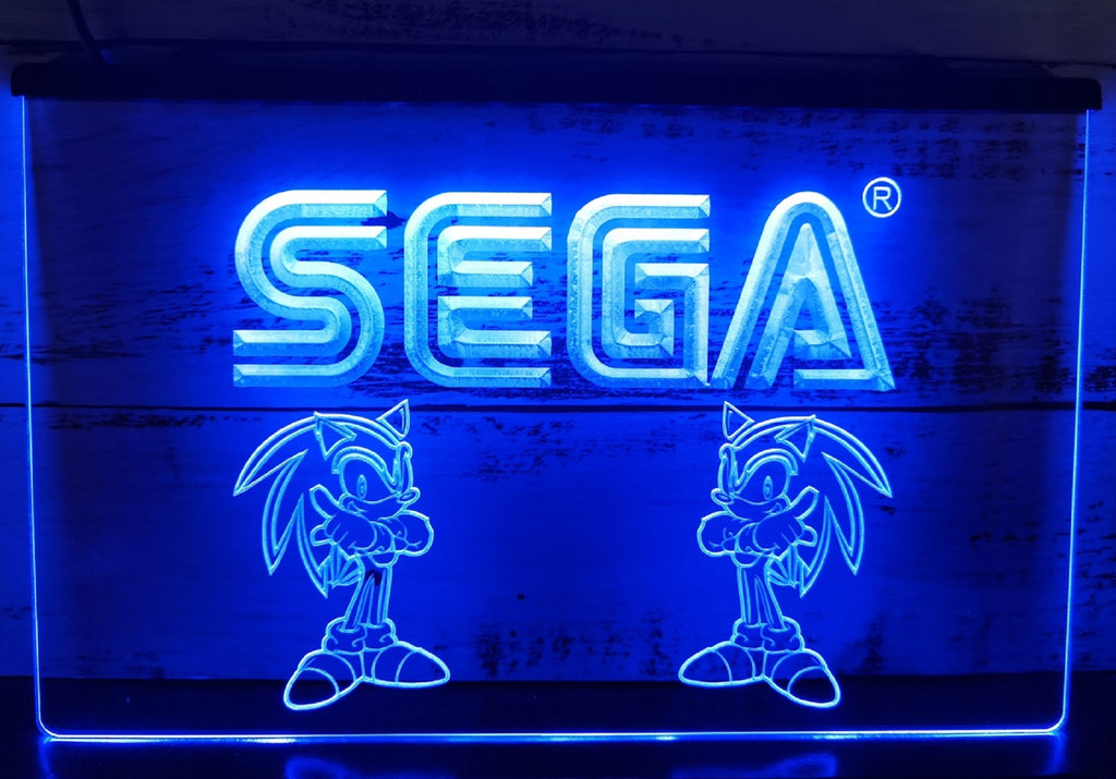 Sega Kids Game Led Neon Sign Home Kids Room Arcade Games Shop Decor