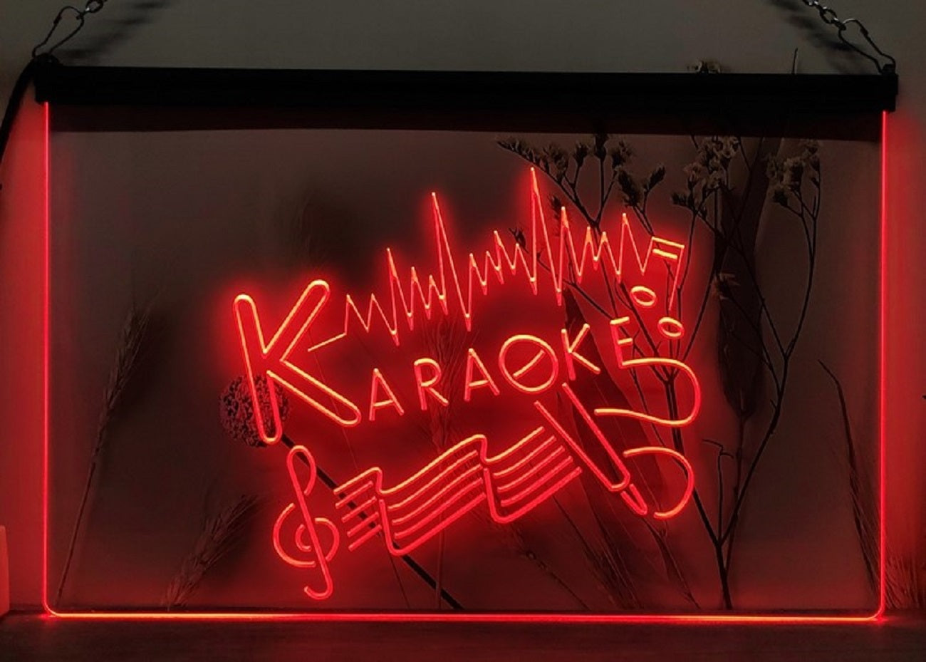 Karaoke Music Led Neon Sign Home Music Room Studio Music Shop Decor