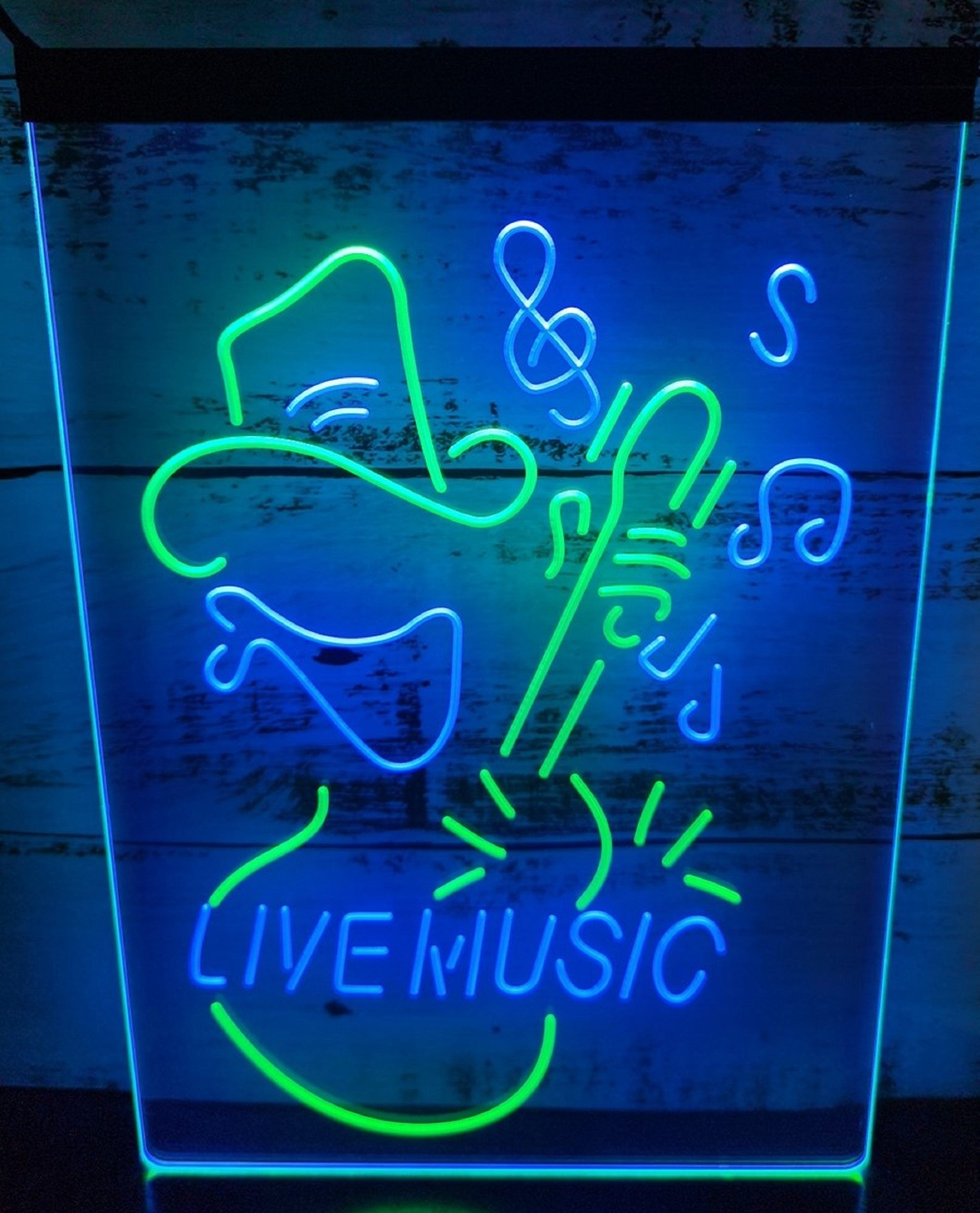 Cowboy Live Music Led Neon Sign Home Man Cave Cowboys Western Room Decor
