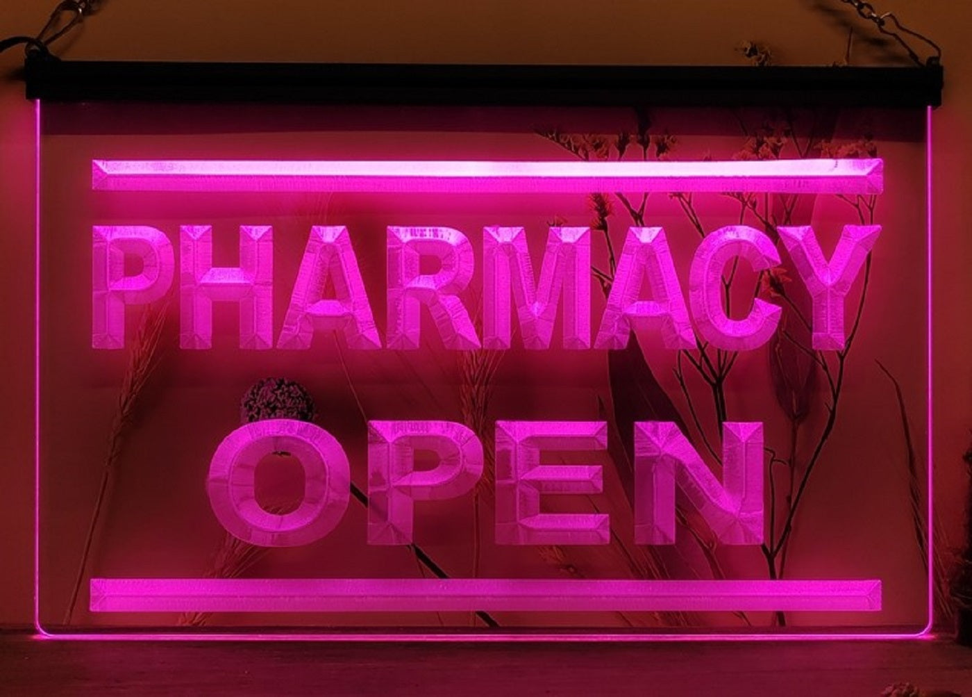 Pharmacy Open Led Neon Sign Pharmacy Decor Wall Hanging Or Desktop