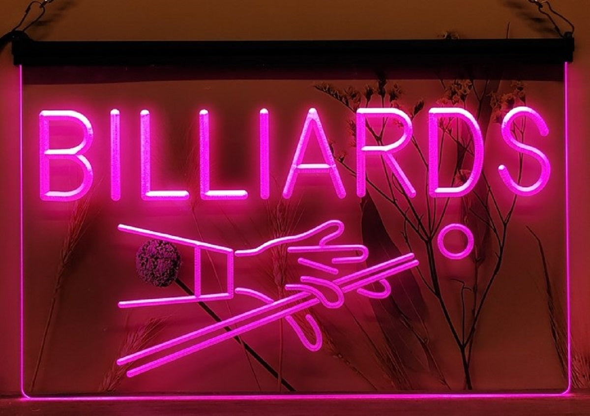 Billiards Led Neon Sign Home Pool Room Billiards Hall Decor