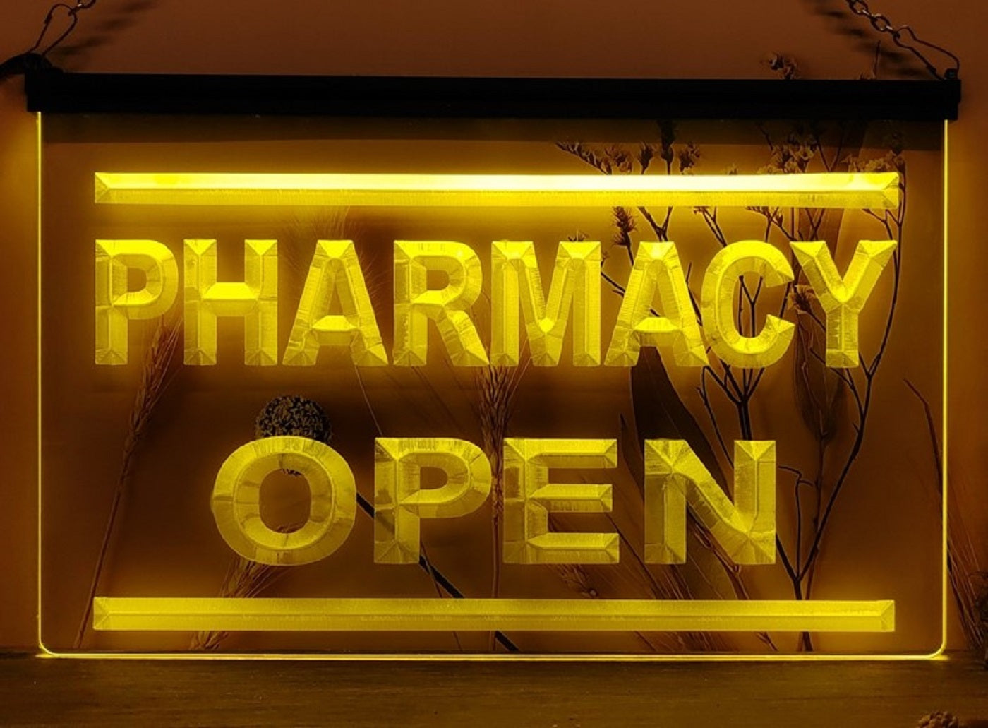 Pharmacy Open Led Neon Sign Pharmacy Decor Wall Hanging Or Desktop