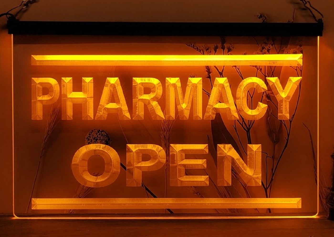 Pharmacy Open Led Neon Sign Pharmacy Decor Wall Hanging Or Desktop