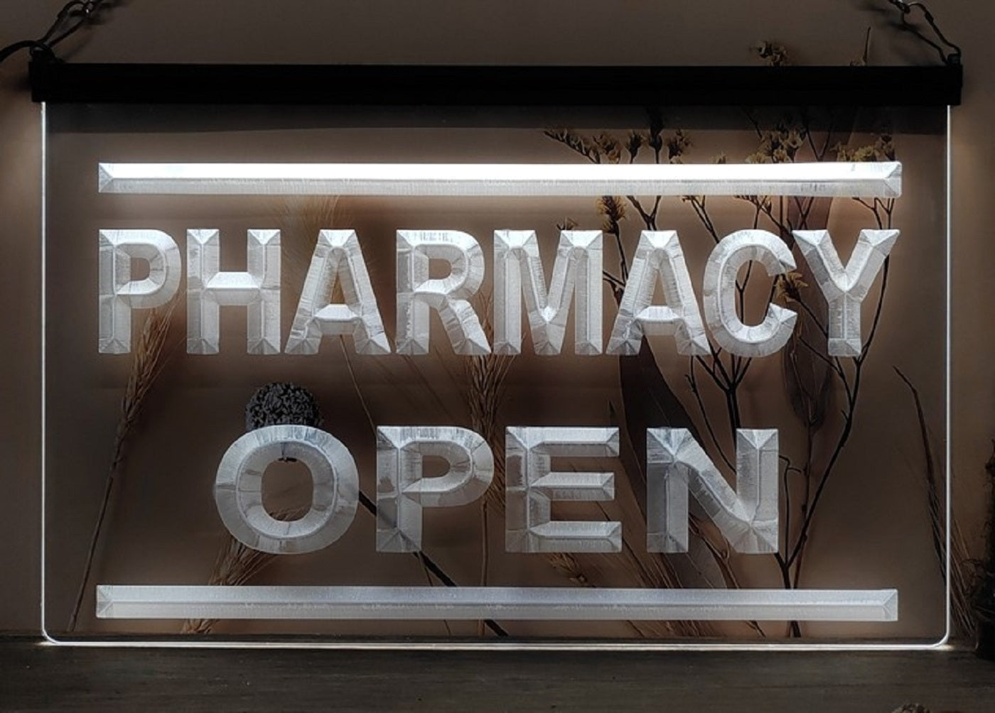 Pharmacy Open Led Neon Sign Pharmacy Decor Wall Hanging Or Desktop