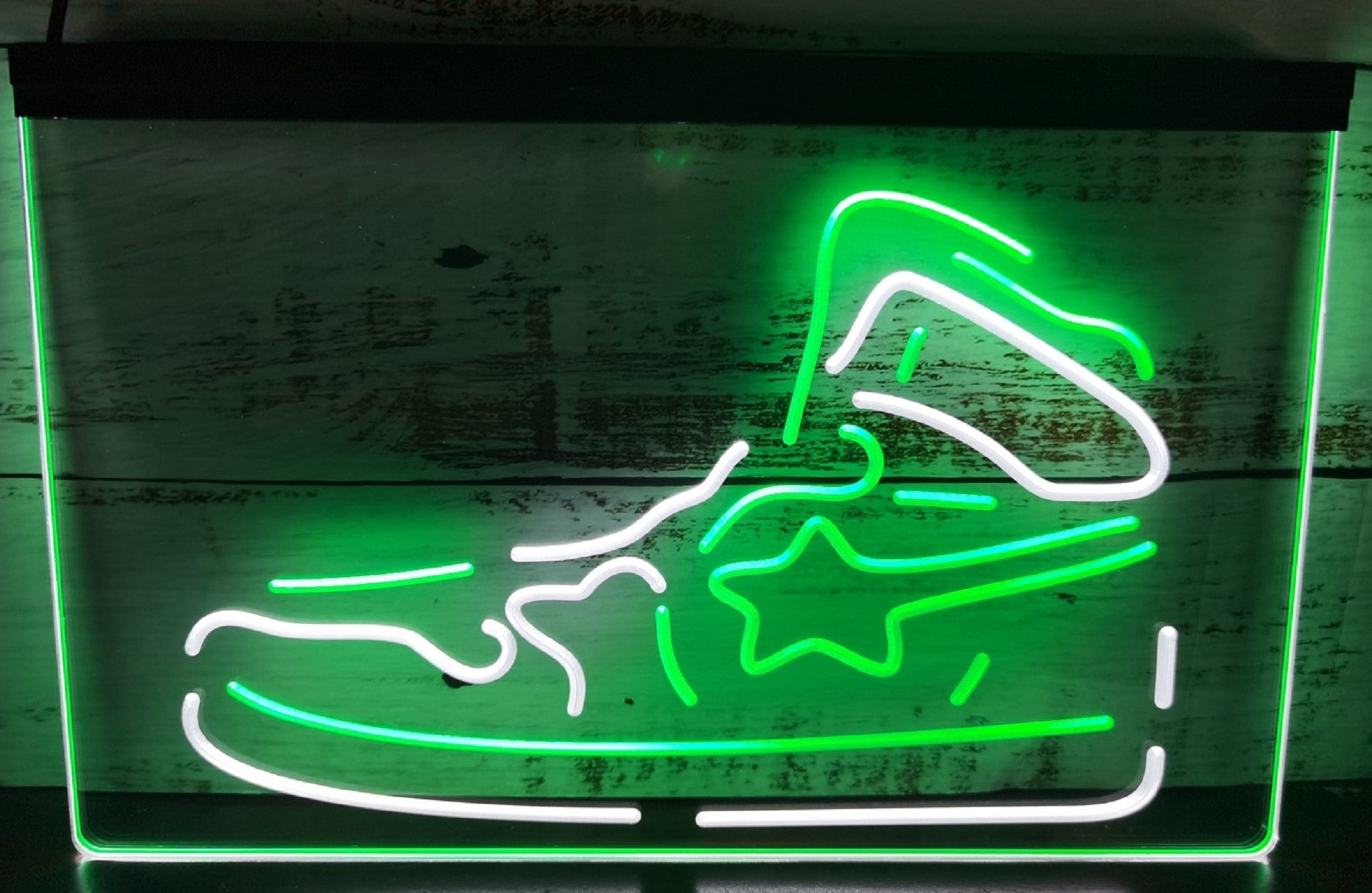 Sneaker Led Neon Sign Dual Color Shoes Sneakers Sport Shoes Store Decor