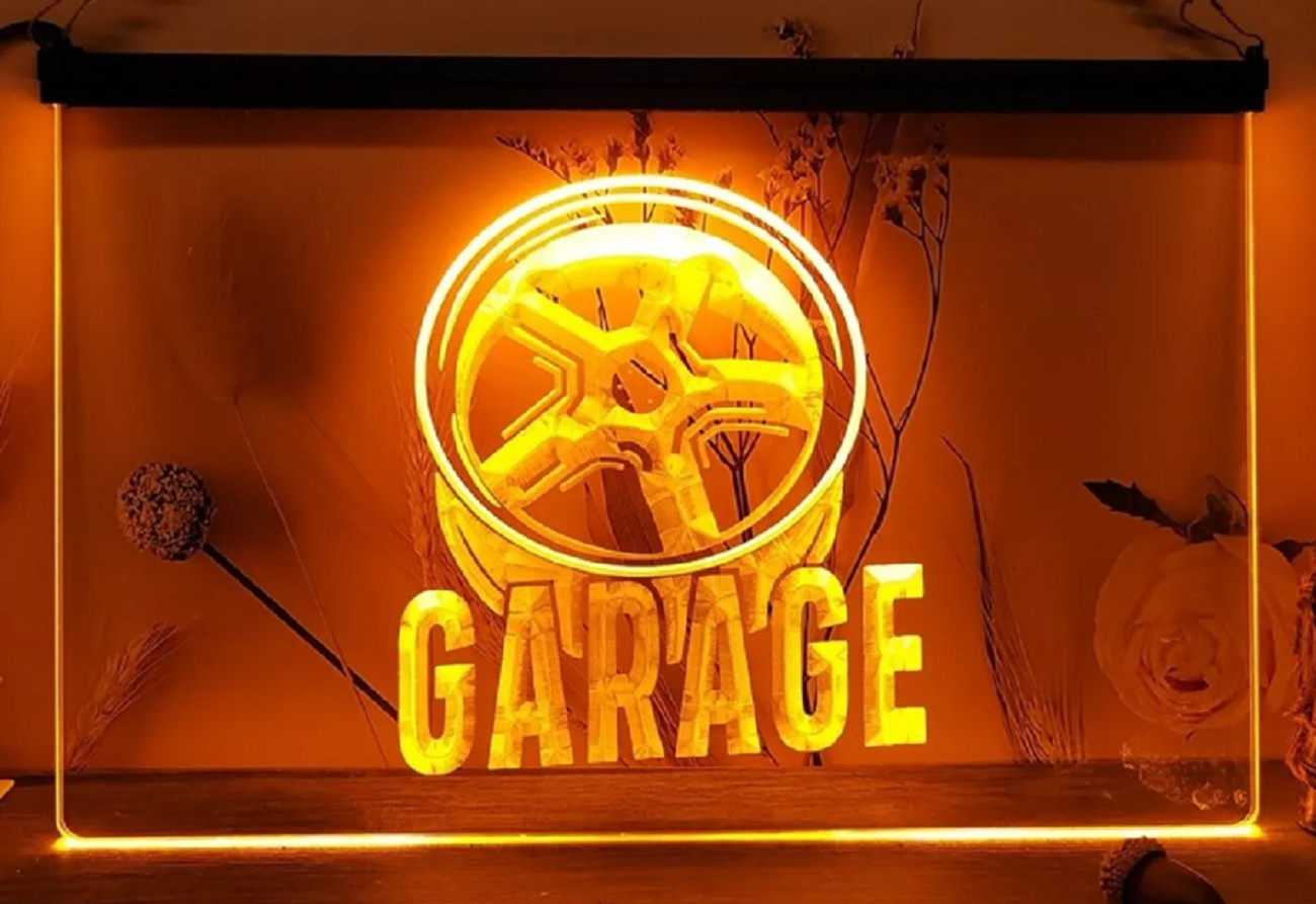 Garage Led Neon Sign Home Garage Auto Car Repair Shop Decor