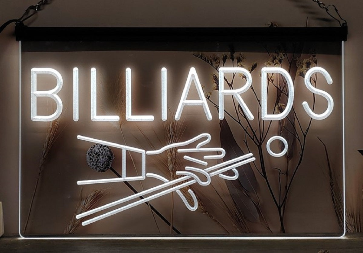 Billiards Led Neon Sign Home Pool Room Billiards Hall Decor