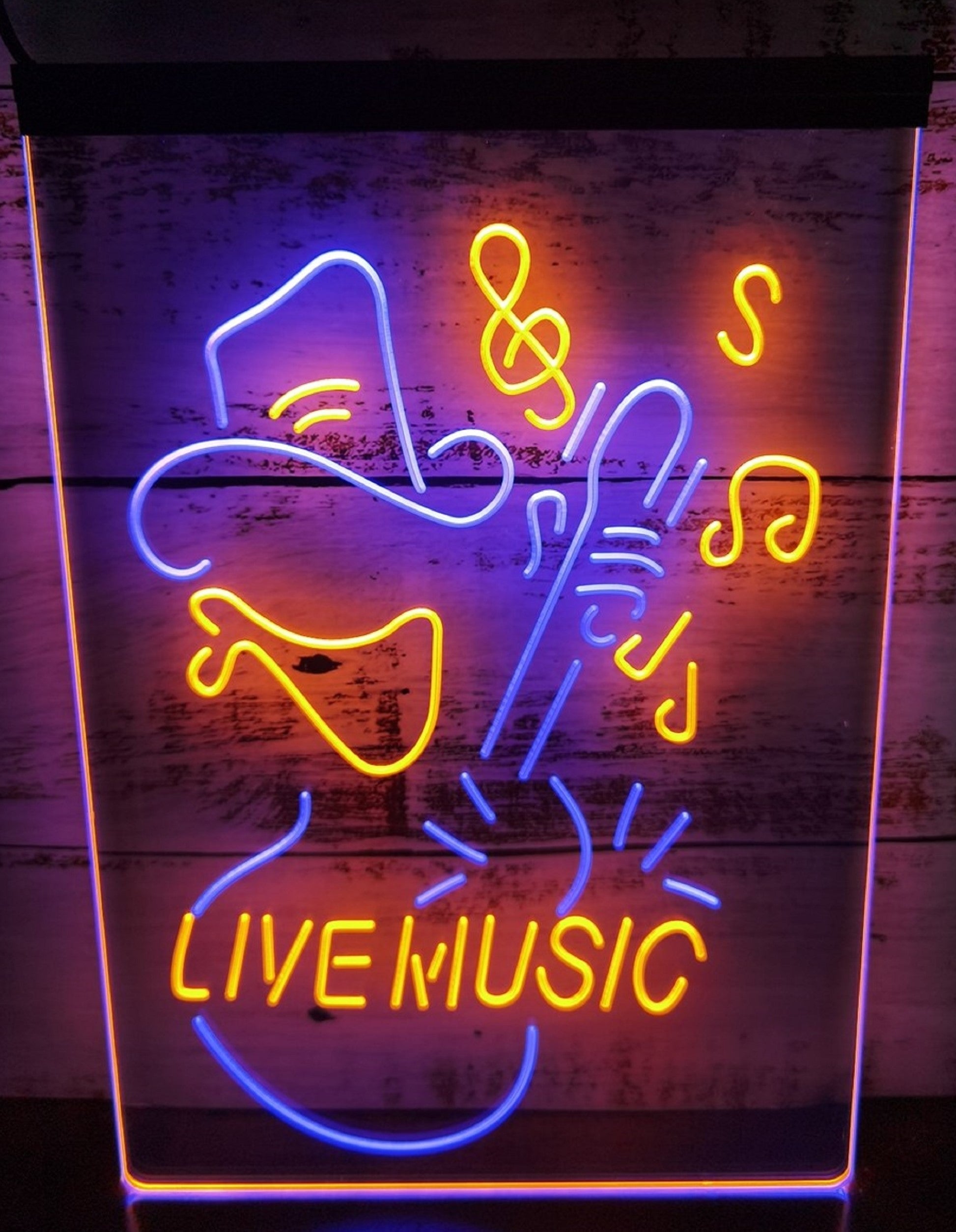 Cowboy Live Music Led Neon Sign Home Man Cave Cowboys Western Room Decor