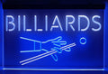 Billiards Led Neon Sign Dual Color Home Pool Room Billiards Hall Decor