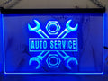 Auto Service Led Neon Sign Car Auto Repair Garage Decor Wall Hanging Desktop