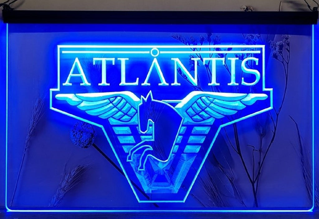 Atlantis Stargate Led Neon Sign Home Movie Room Cinema Film Studio Decor
