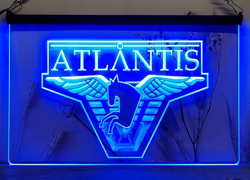 Atlantis Stargate Led Neon Sign Home Movie Room Cinema Film Studio Decor