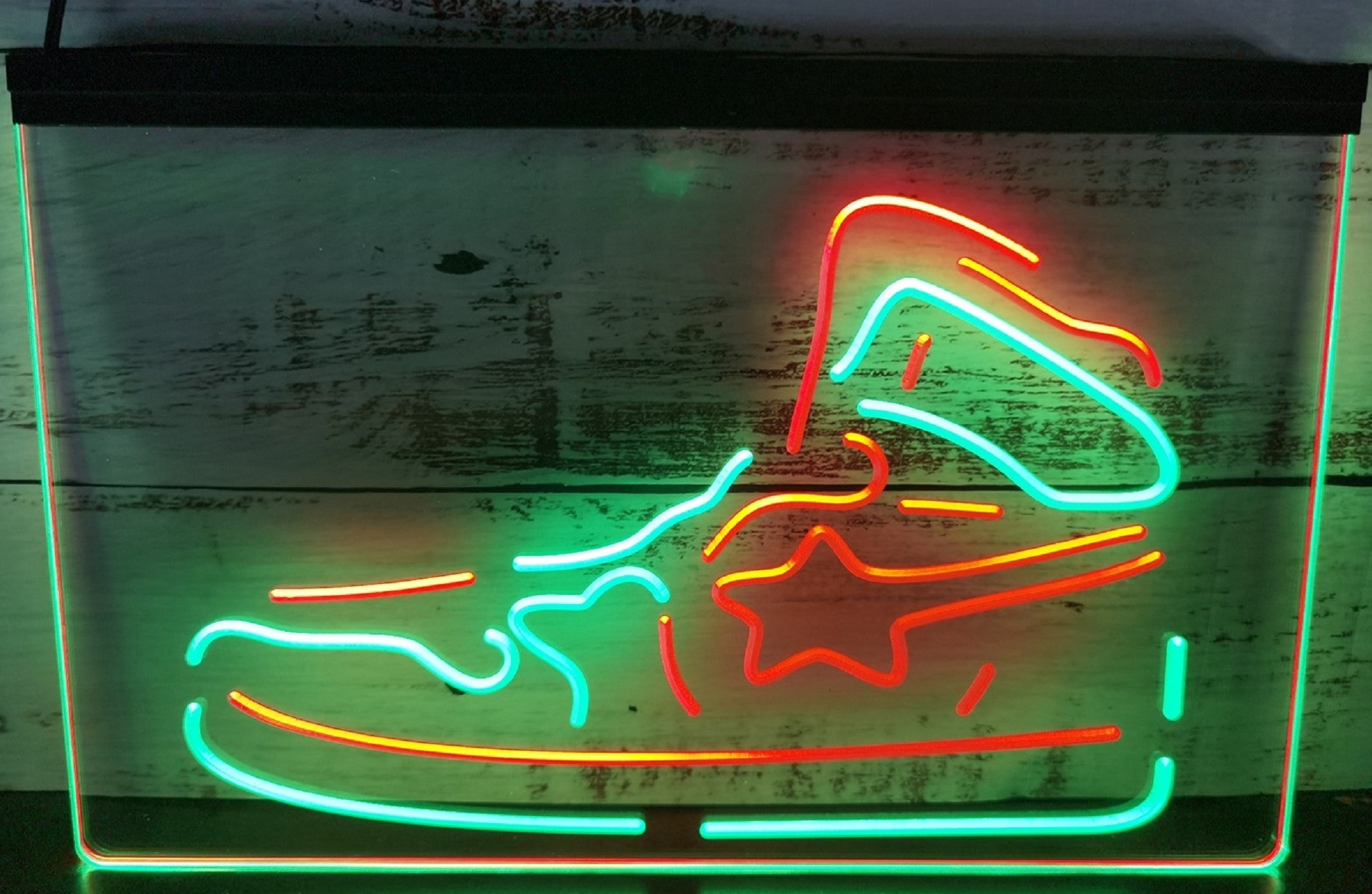 Sneaker Led Neon Sign Dual Color Shoes Sneakers Sport Shoes Store Decor