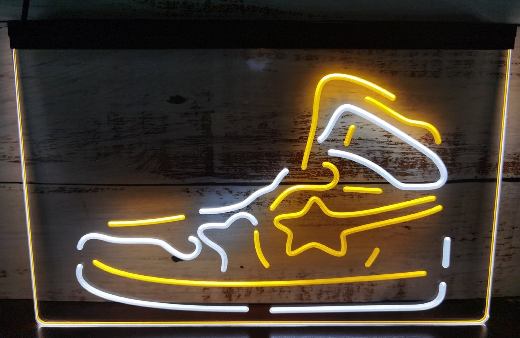 Sneaker Led Neon Sign Dual Color Shoes Sneakers Sport Shoes Store Decor