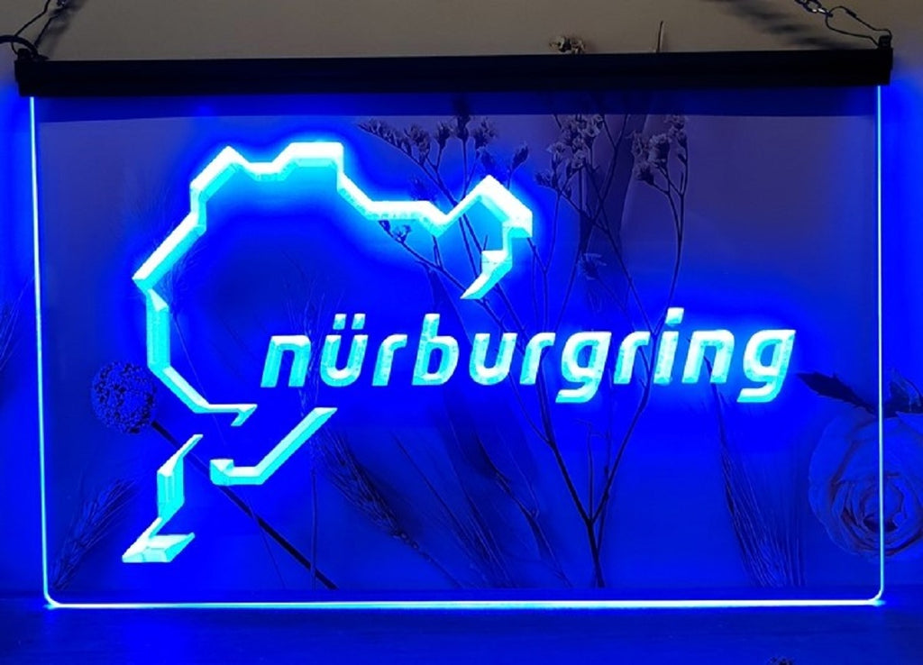 Nürburgring Race Led Neon Sign Wall Hanging Or Desktop Decor