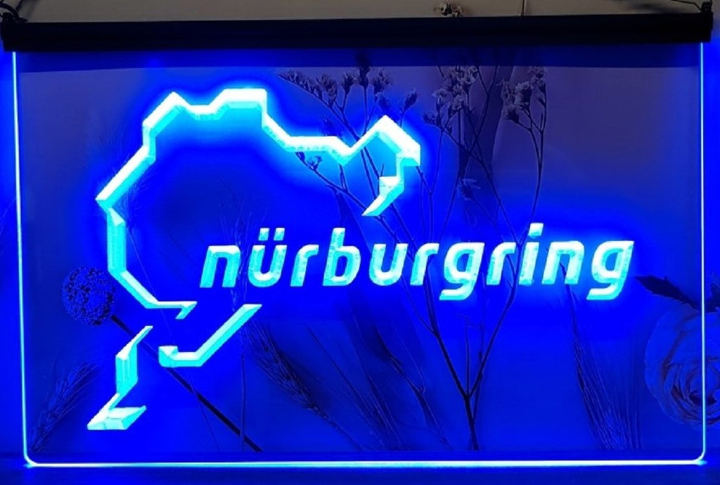 Nürburgring Race Led Neon Sign Wall Hanging Or Desktop Decor