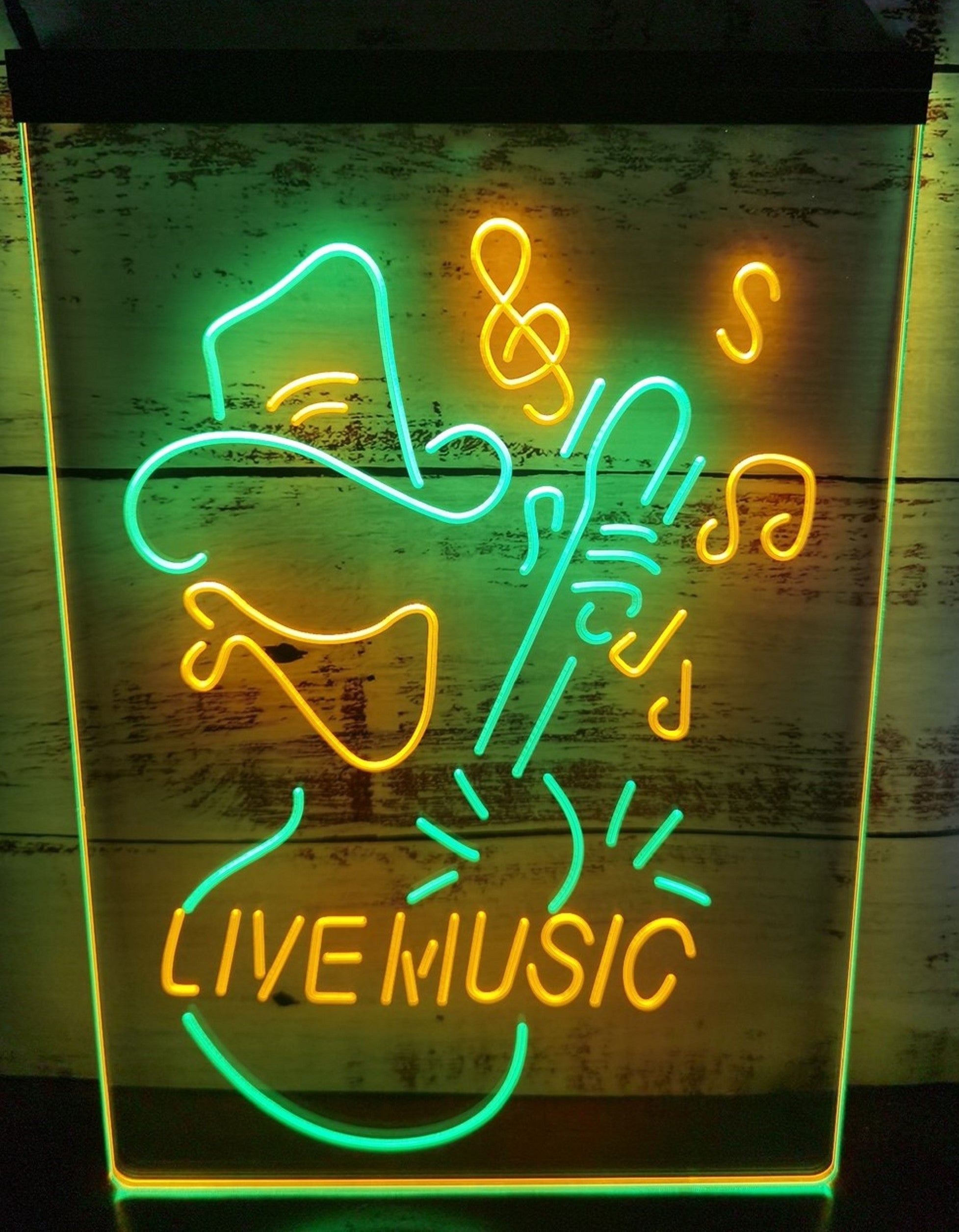 Cowboy Live Music Led Neon Sign Home Man Cave Cowboys Western Room Decor