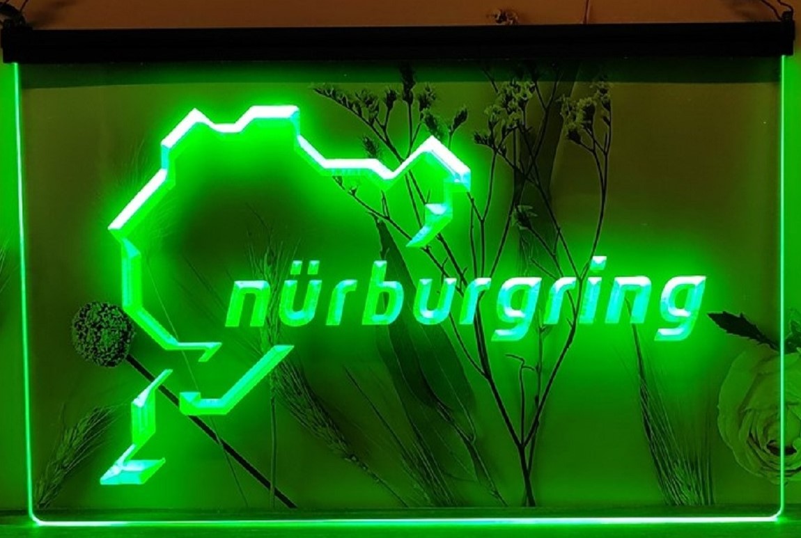 Nürburgring Race Led Neon Sign Wall Hanging Or Desktop Decor