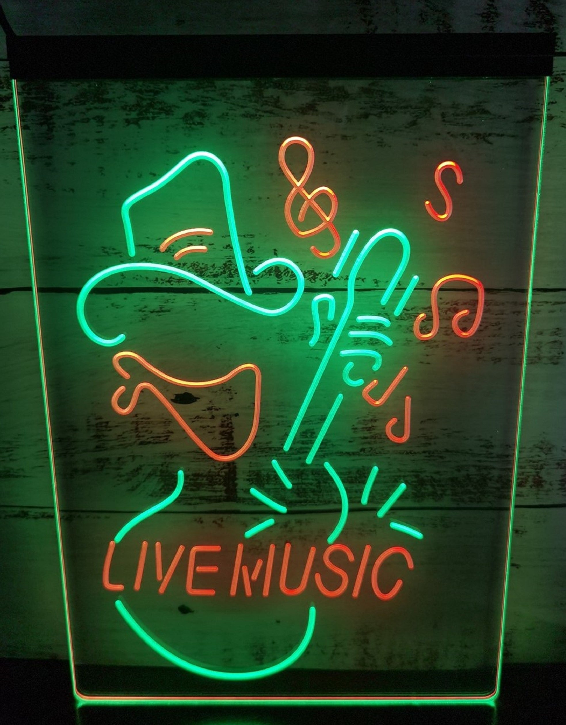 Cowboy Live Music Led Neon Sign Home Man Cave Cowboys Western Room Decor