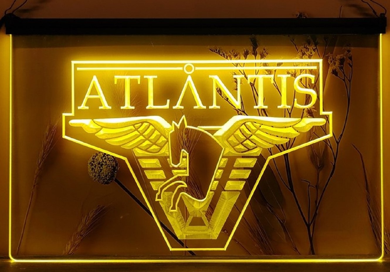 Atlantis Stargate Led Neon Sign Home Movie Room Cinema Film Studio Decor