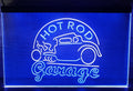 Hot Rod Garage Led Neon Sign Dual Color Movie Studio Home Theatre Room Decor