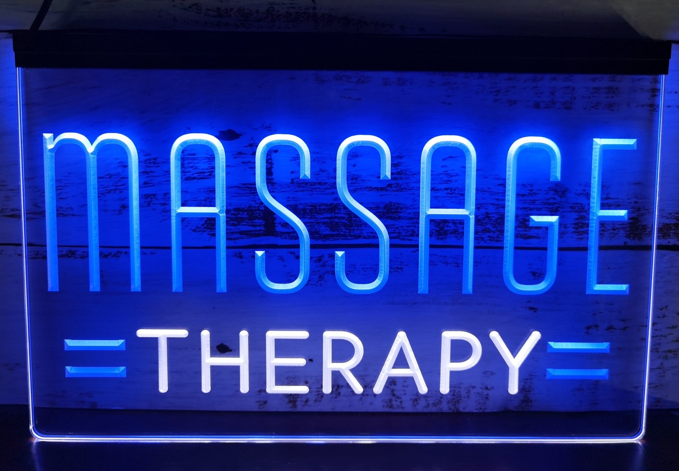 Massage Therapy Salon Led Neon Sign Dual Color Massage Salon Decor