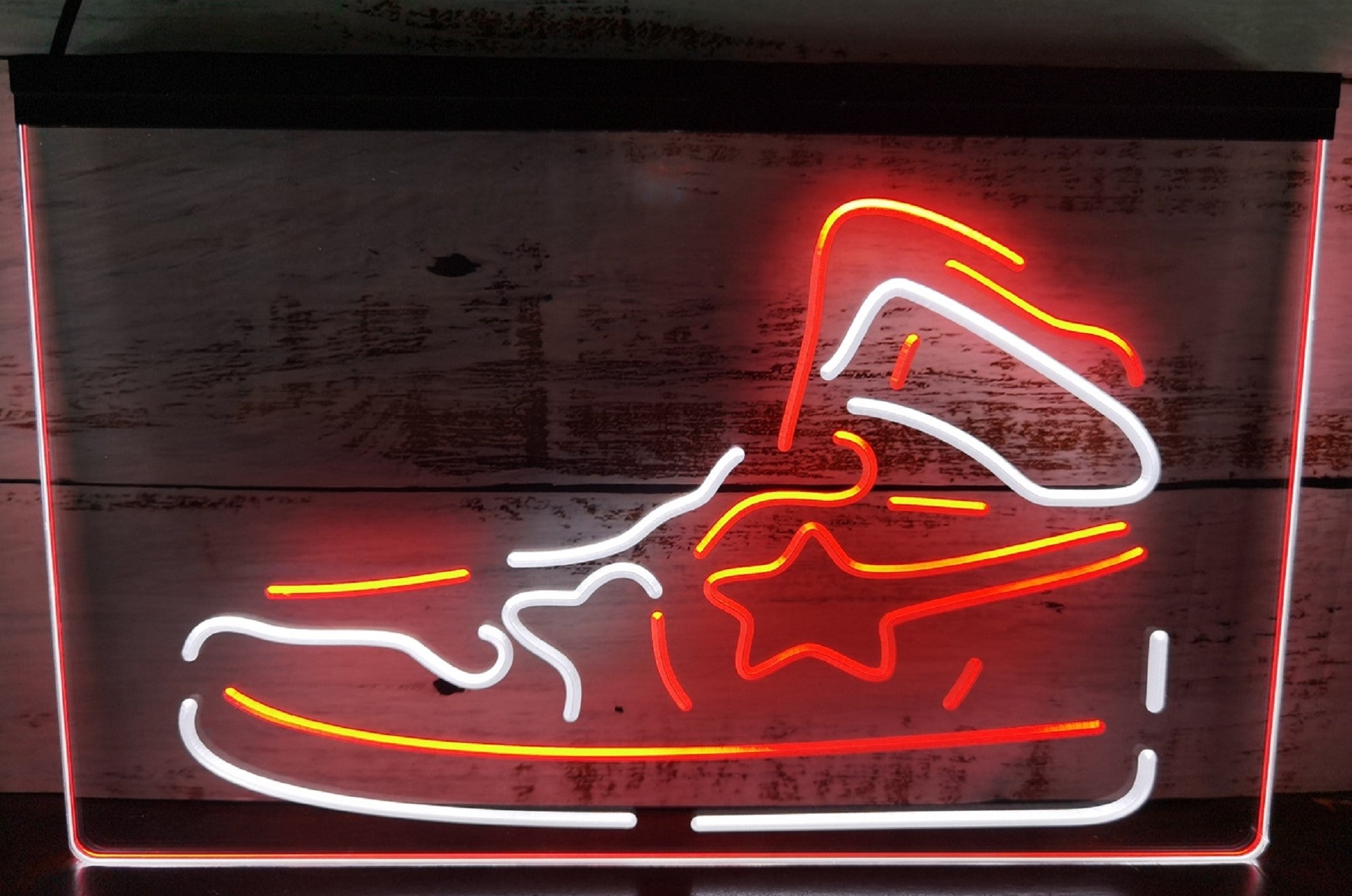 Sneaker Led Neon Sign Dual Color Shoes Sneakers Sport Shoes Store Decor