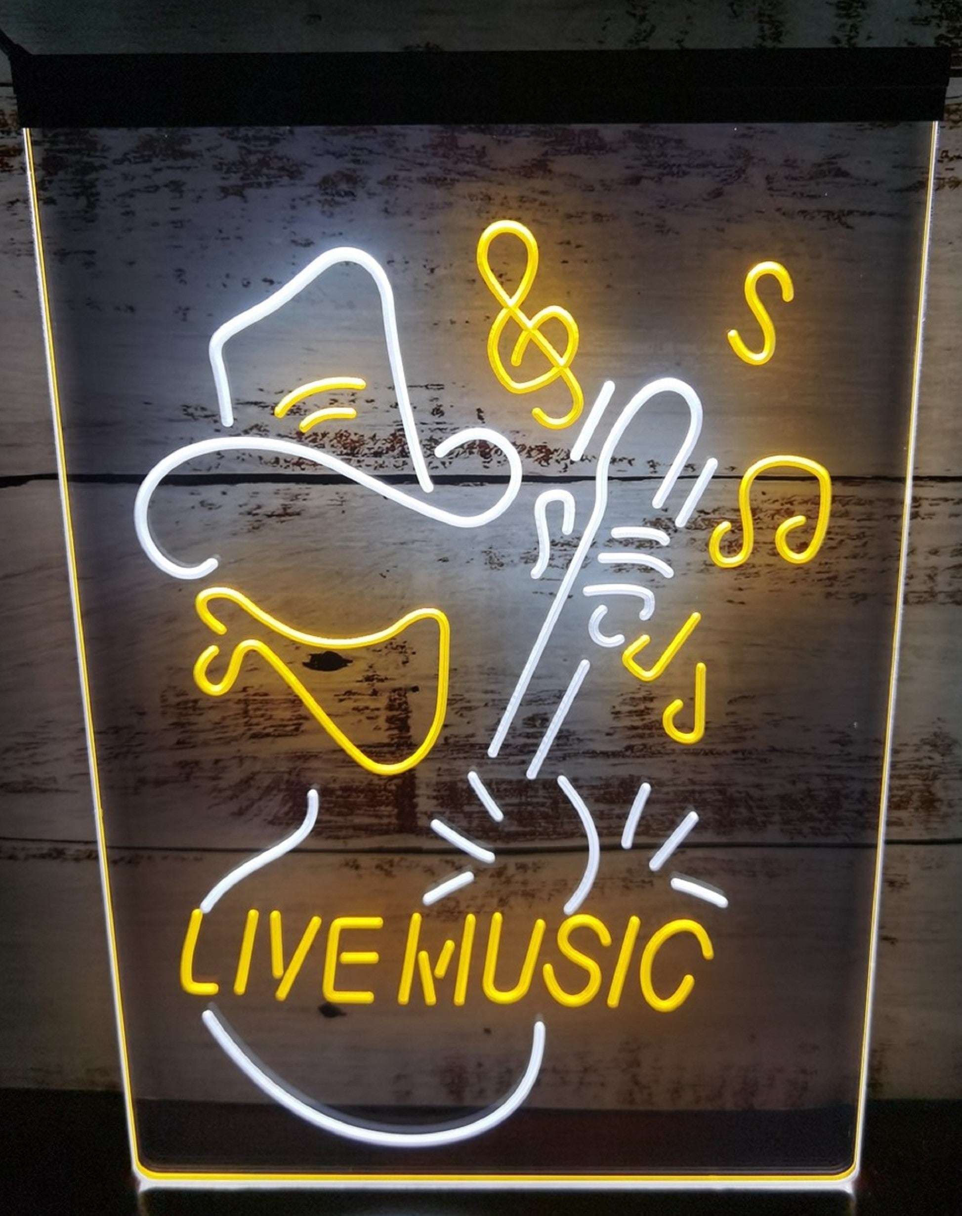 Cowboy Live Music Led Neon Sign Home Man Cave Cowboys Western Room Decor