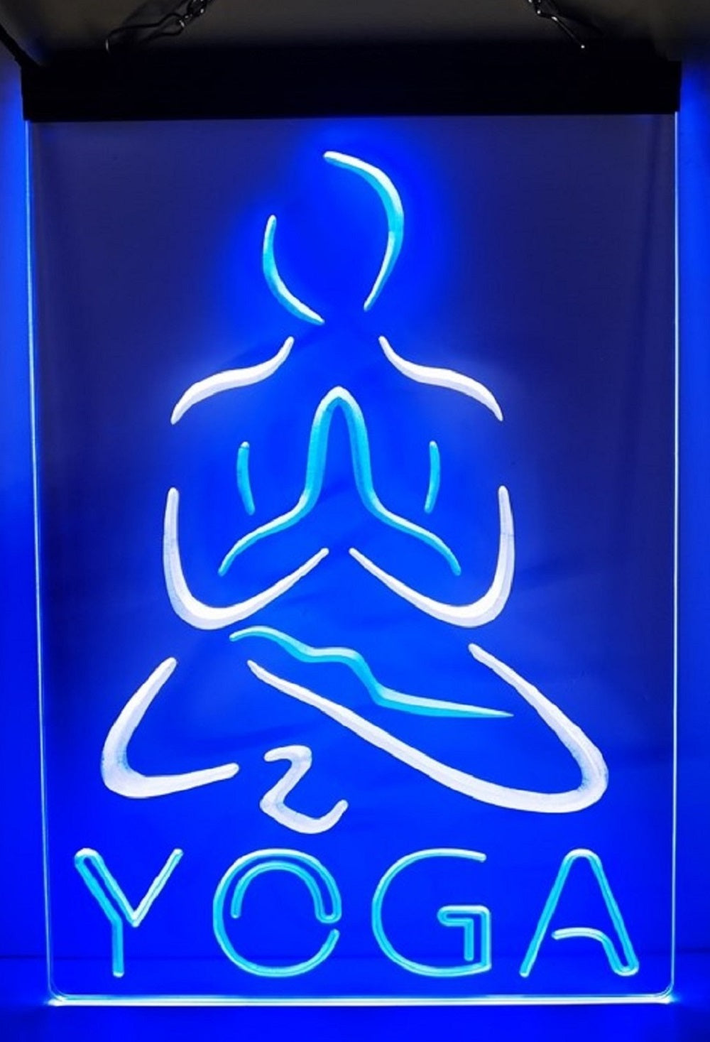 Yoga Led Neon Sign Dual Color Home Sports Room Yoga Club Decor