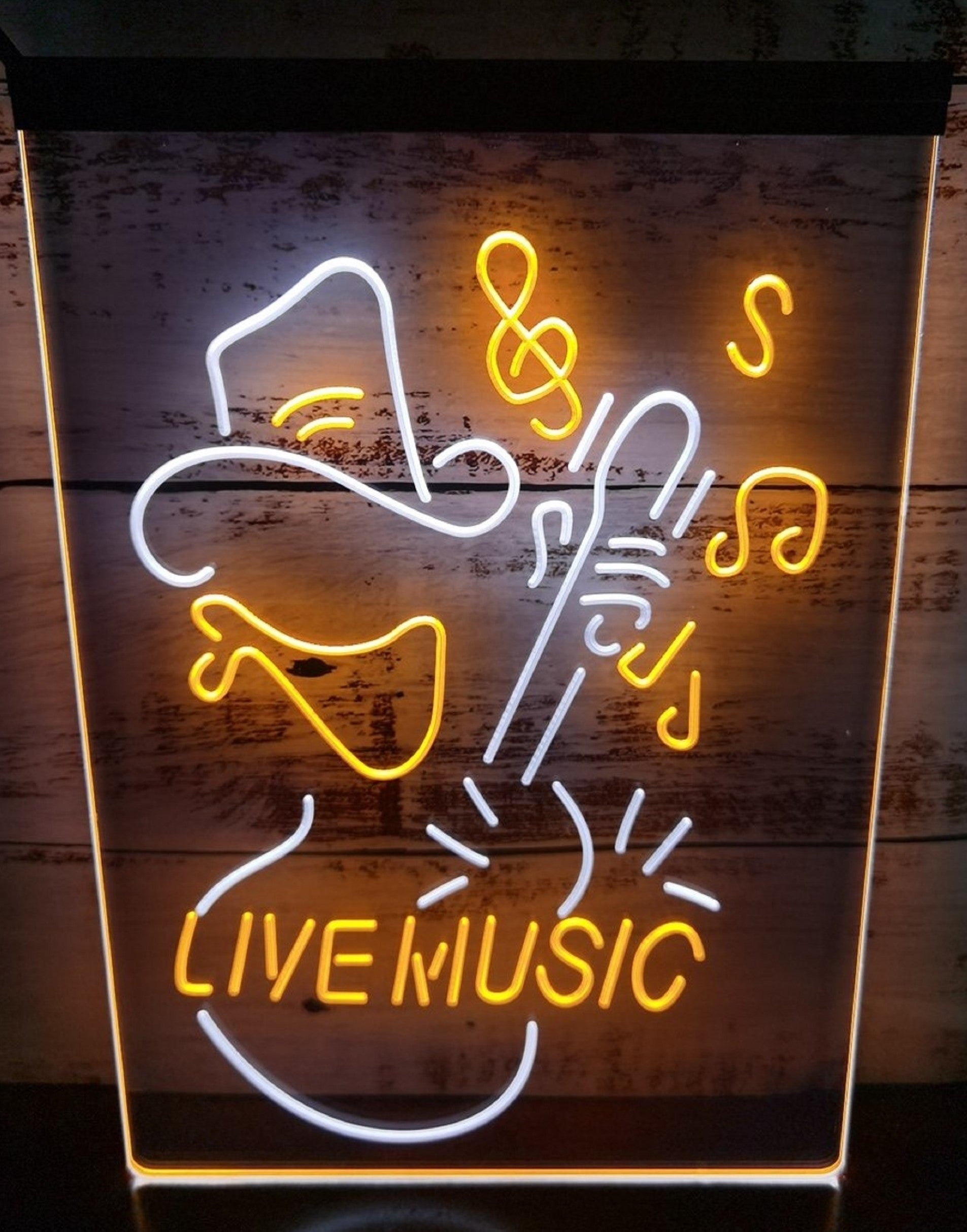 Cowboy Live Music Led Neon Sign Home Man Cave Cowboys Western Room Decor