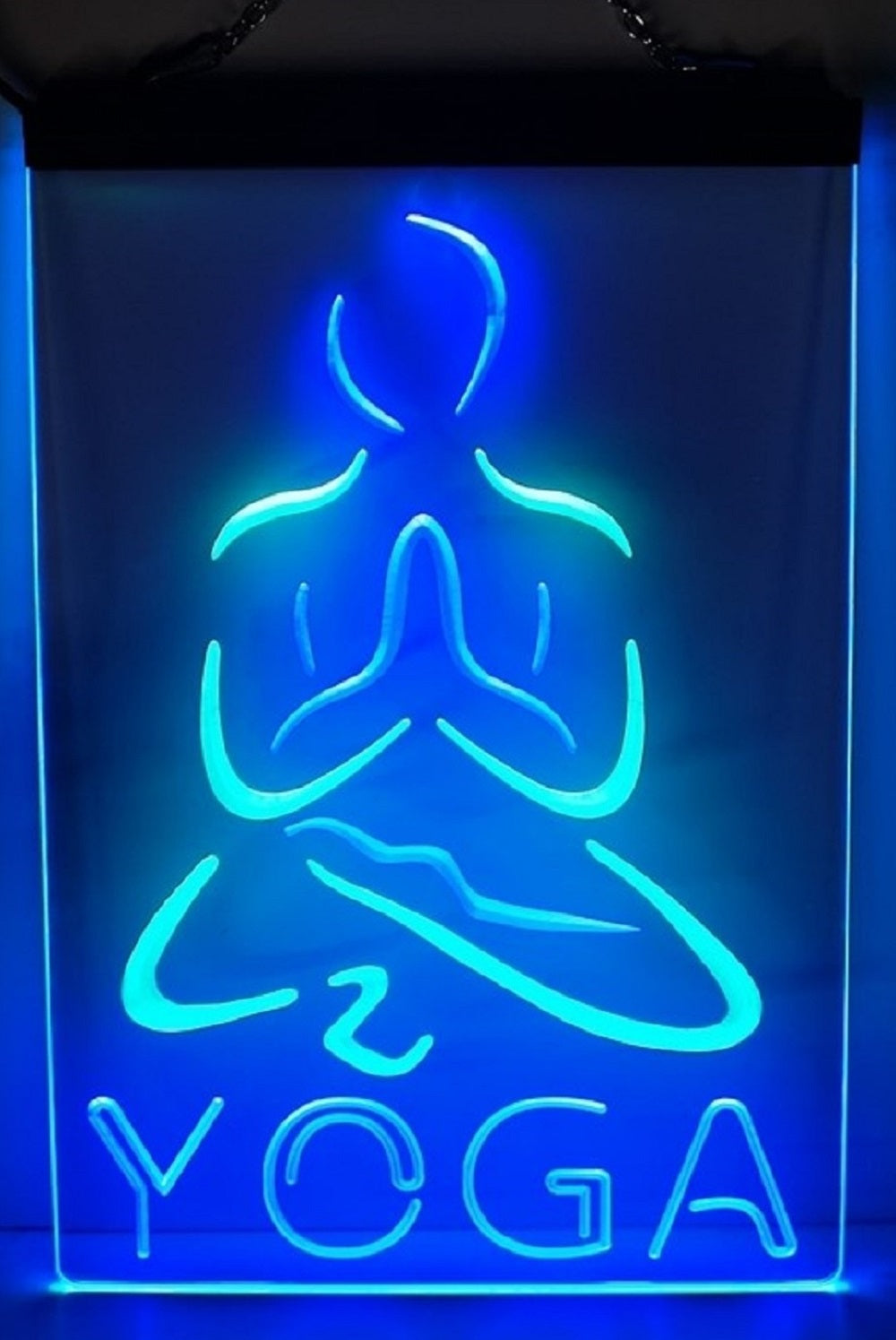 Yoga Led Neon Sign Dual Color Home Sports Room Yoga Club Decor