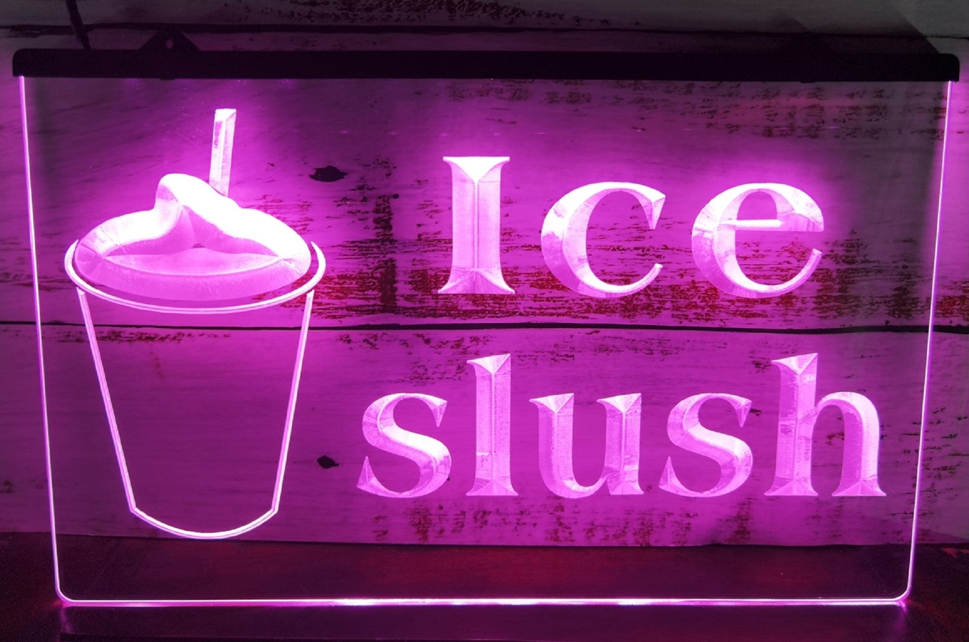 Ice Slush Led Neon Sign Slushie Ice Cream Store Decor
