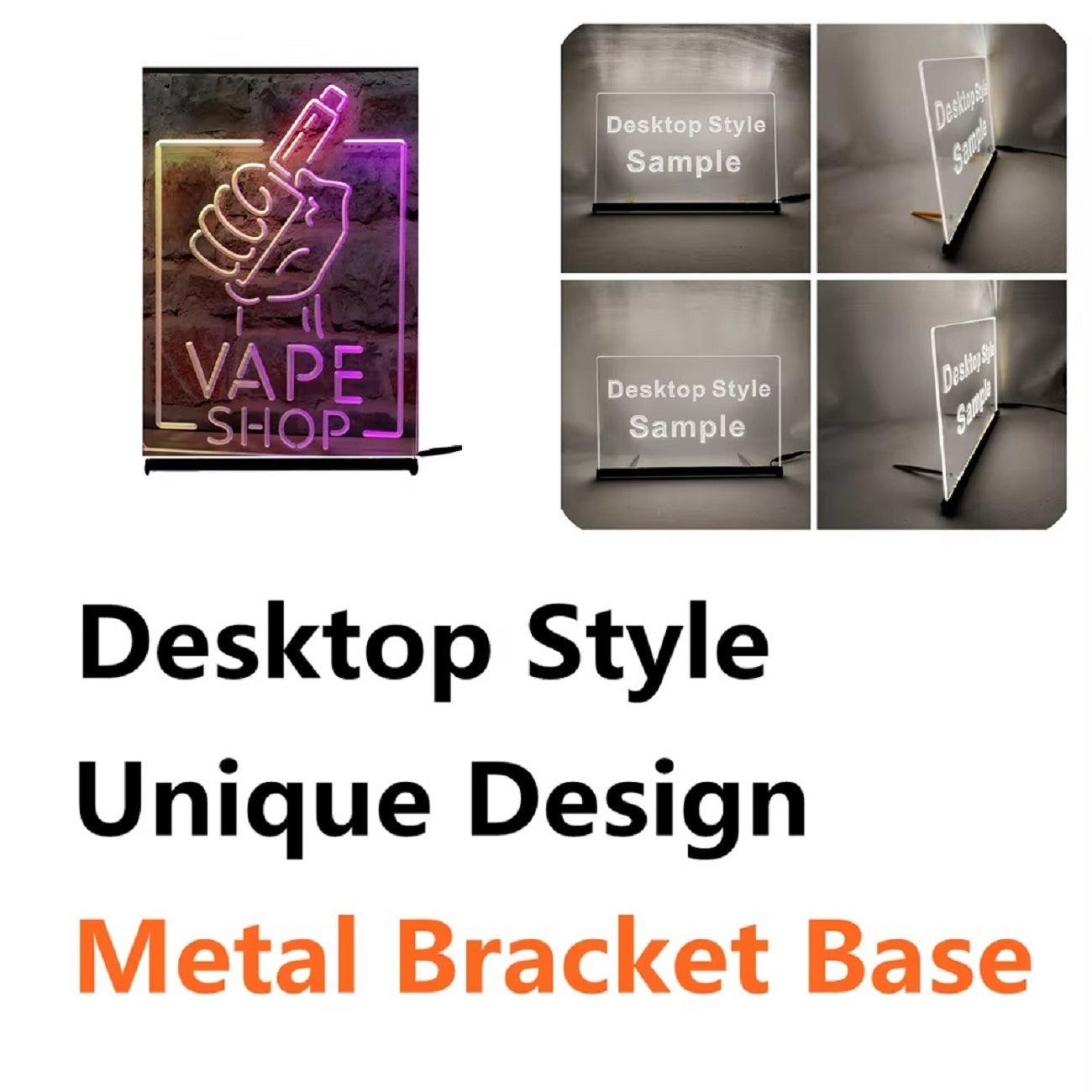 Vape Shop Smoking Led Neon Sign Multi Mode Vape Smoke Shop Decor