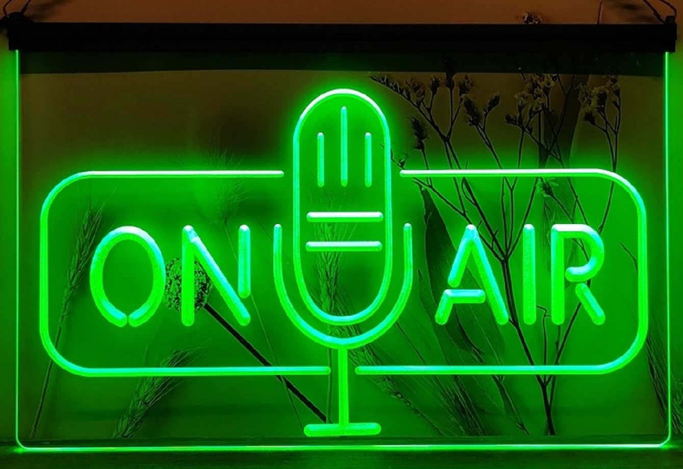 On Air Speaker Led Neon Sign Home Studio Room Audio Recording Studio Decor
