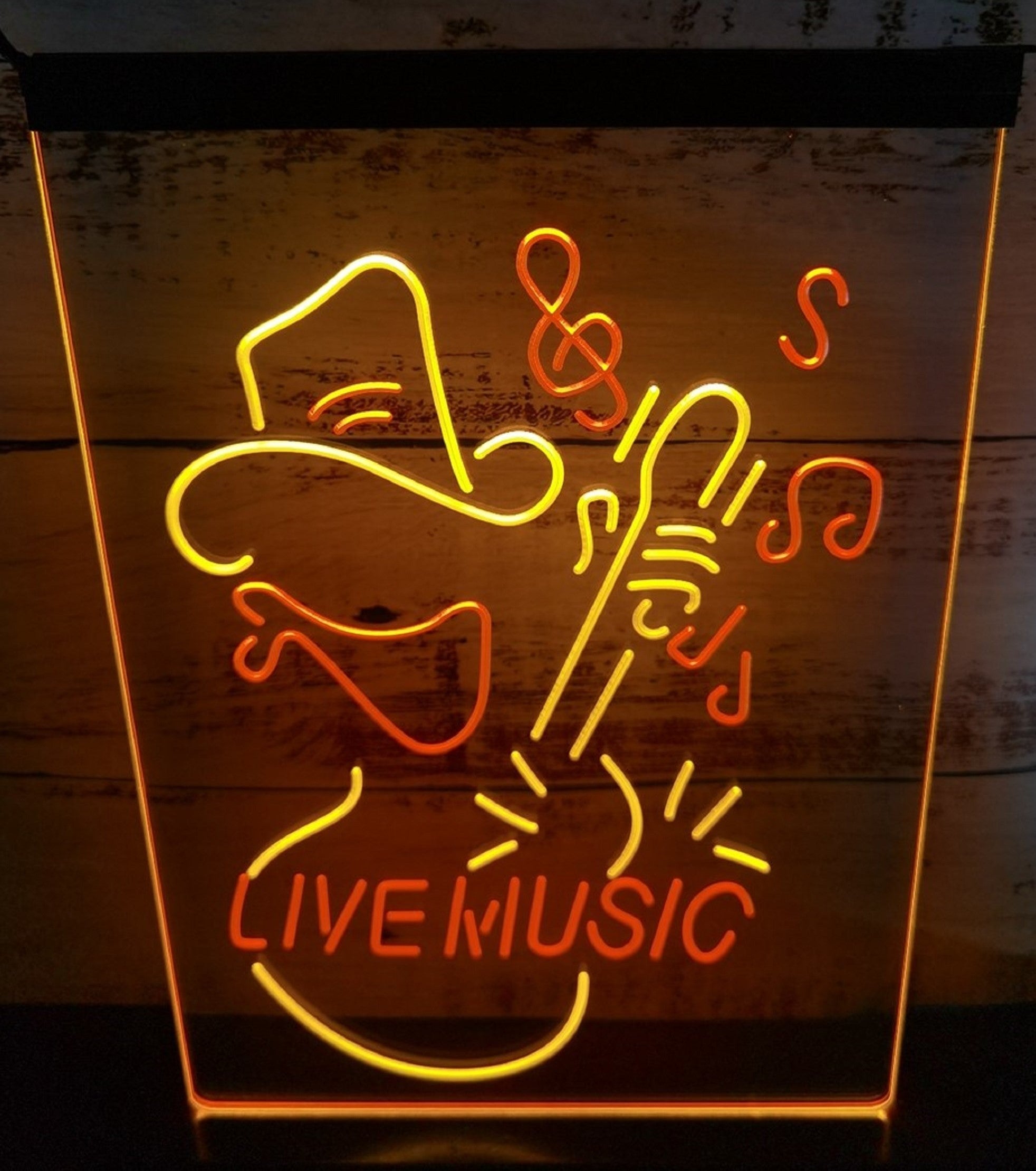 Cowboy Live Music Led Neon Sign Home Man Cave Cowboys Western Room Decor