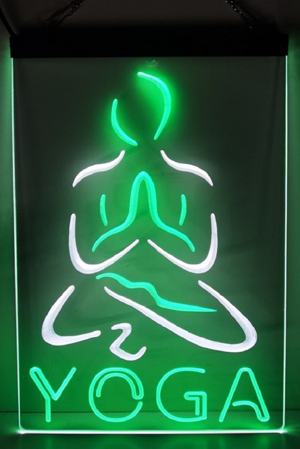 Yoga Led Neon Sign Dual Color Home Sports Room Yoga Club Decor