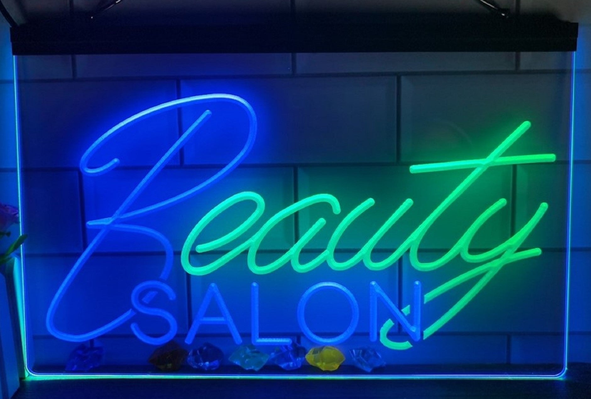 Beauty Salon Led Neon Sign Dual Color Hair Spa Beauty Salon Decor