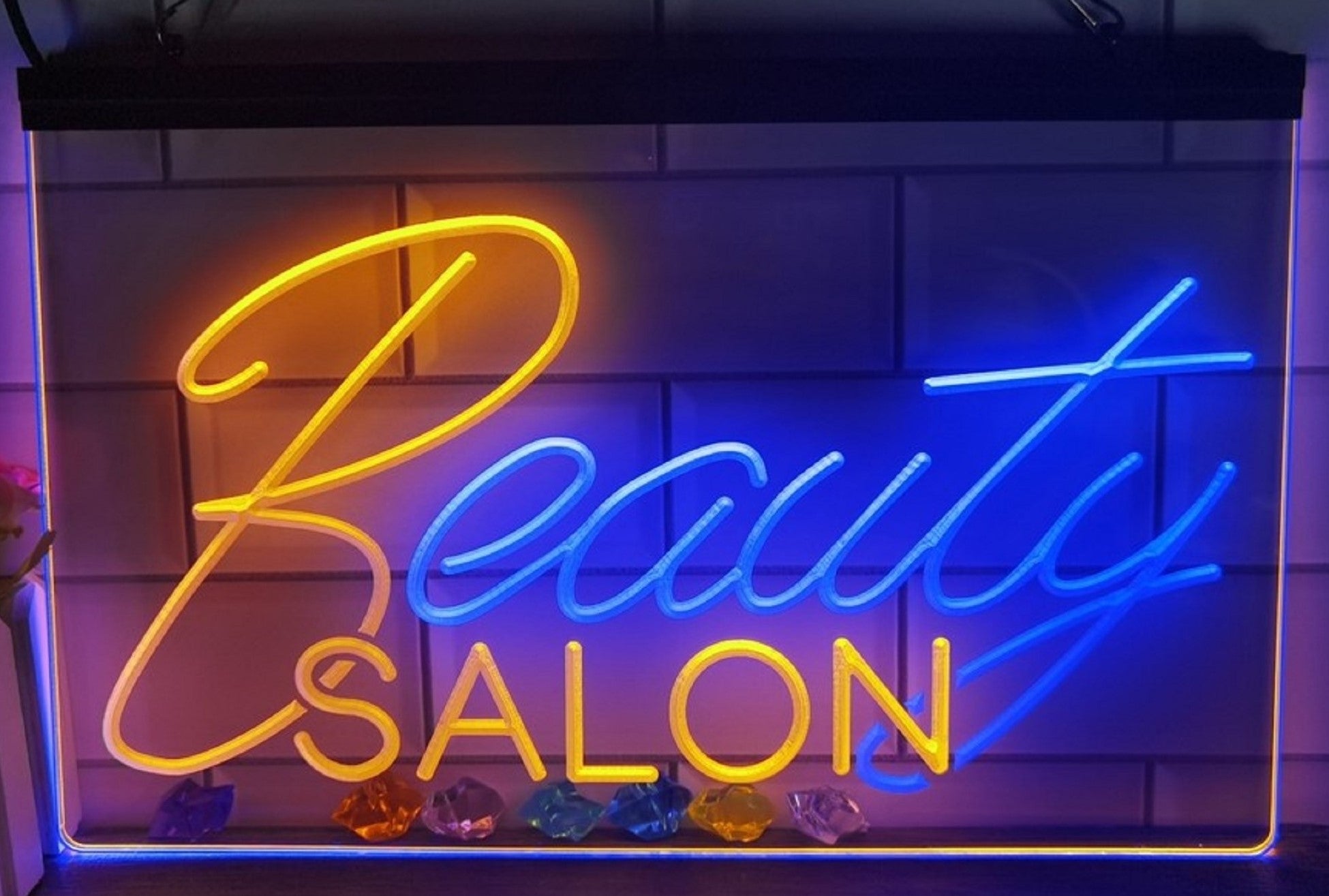 Beauty Salon Led Neon Sign Dual Color Hair Spa Beauty Salon Decor
