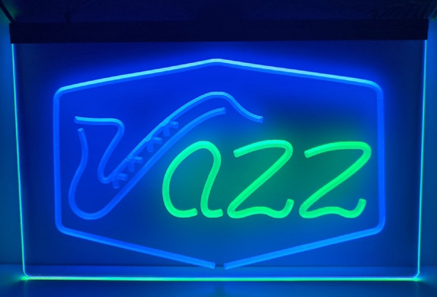 Jazz Led Neon Sign Dual Color Home Music Room Recording Studio Jazz Club Decor