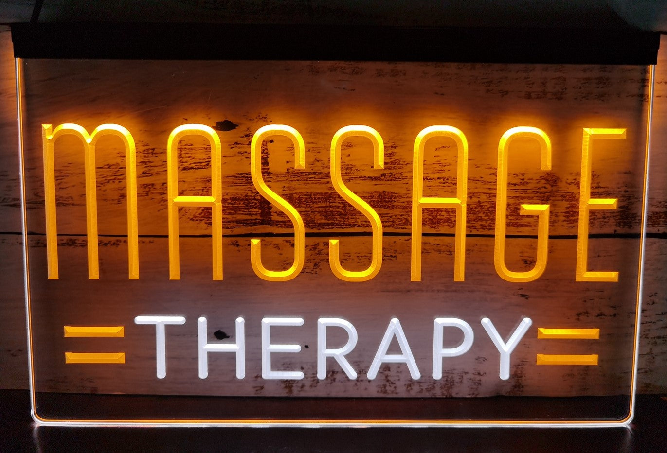Massage Therapy Salon Led Neon Sign Dual Color Massage Salon Decor