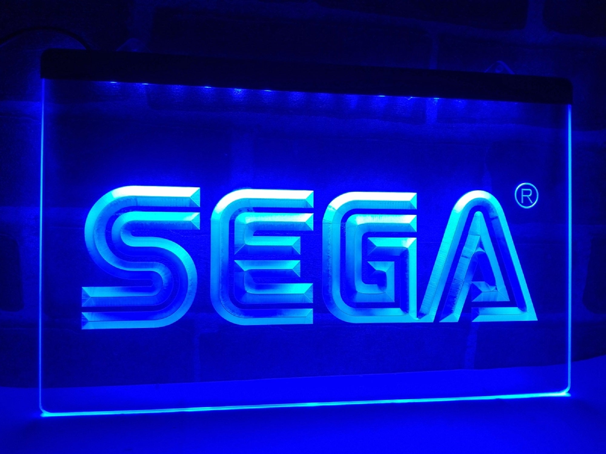 Sega Led Neon Sign Home Kids Room Gaming Arcade Shop Decor