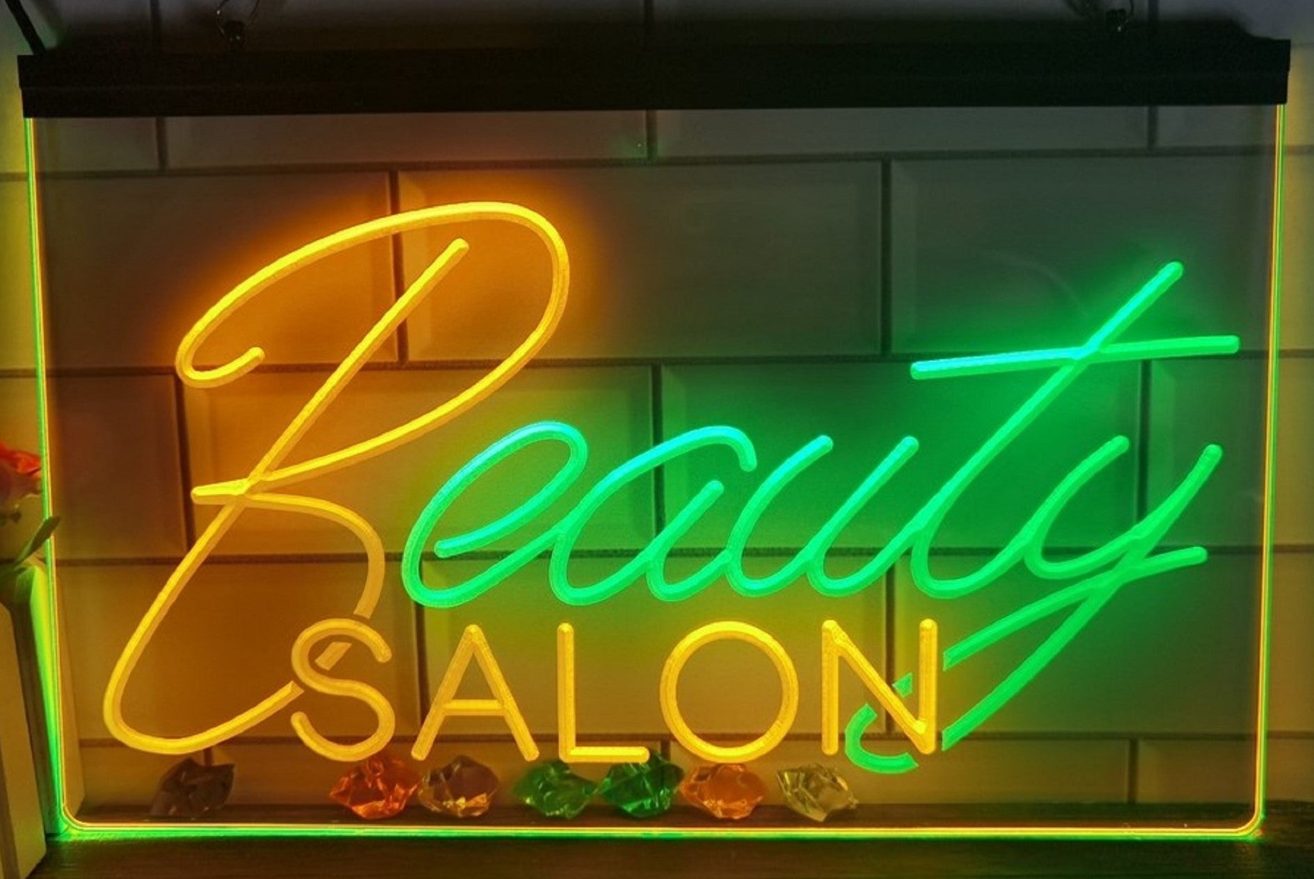Beauty Salon Led Neon Sign Dual Color Hair Spa Beauty Salon Decor