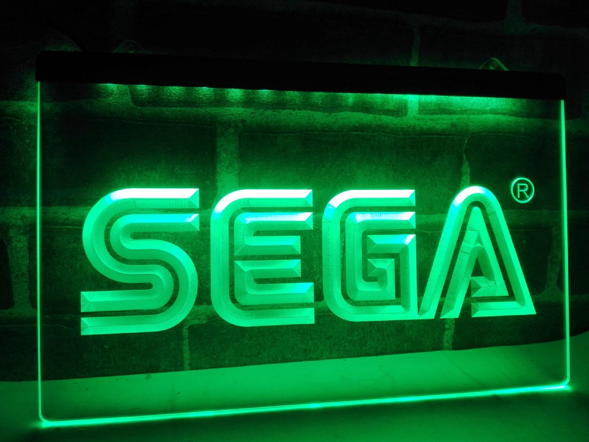 Sega Led Neon Sign Home Kids Room Gaming Arcade Shop Decor