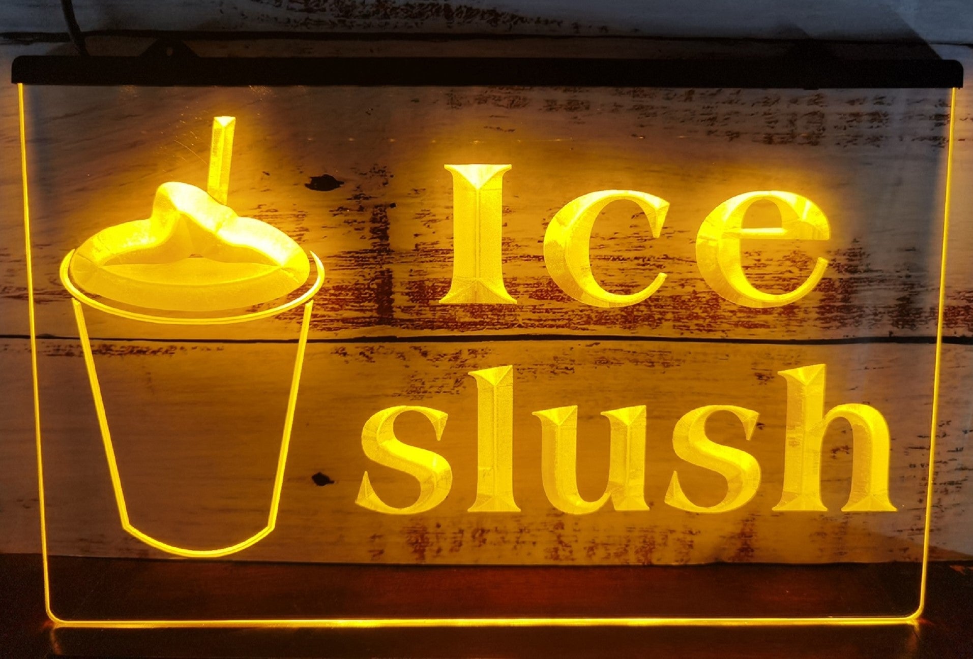 Ice Slush Led Neon Sign Slushie Ice Cream Store Decor